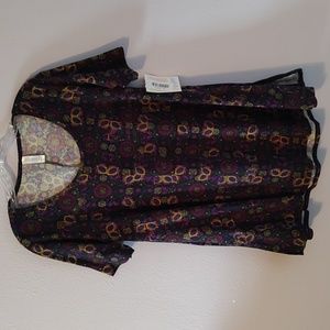 💥 5/$25💥 NWT LuLaRoe Perfect T blue purple green gold